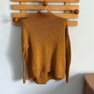 Old Navy Mustard Mock Neck Sweater
